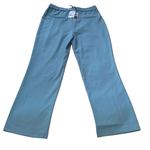 Sincerely Jules NWT Pleated Straight Leg Trousers Light Blue L - Picture 2 of 4
